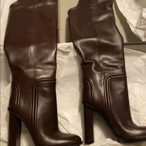 Gucci high boot leather